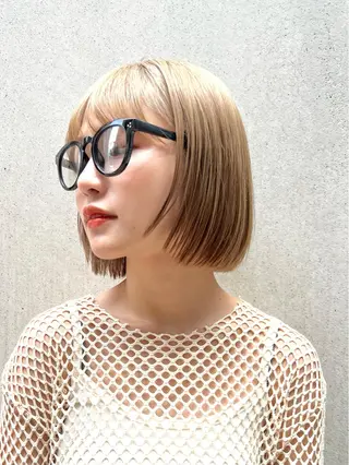 ミディアム カラー レイヤー専門家 ダブルカラー修のヘアスタイル
