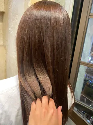 ロング カラー マンツーマン 美容師💚コウブチのヘアスタイル