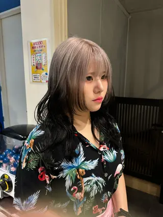 カラー 🧸艶髪ハイトーン 🍪chan🍯のヘアスタイル