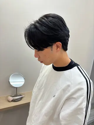 メンズ とき/髪質改善/透明 感カラー☘️のヘアスタイル