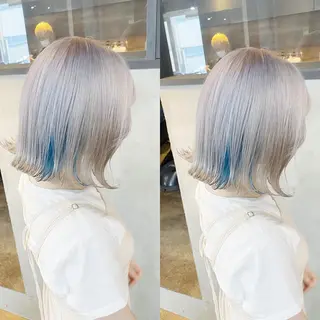 ミディアム カラー yoriダブルカラー 代表すがわらのヘアスタイル