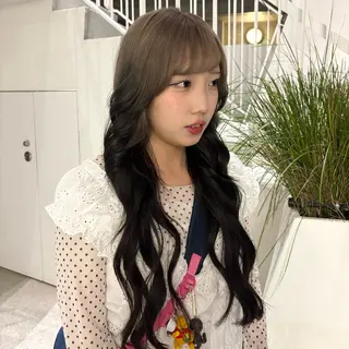ロング カラー 🌺盛れる爆ツヤ カラー🌺リオのヘアスタイル
