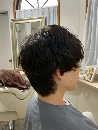 カラー メンズ 山本 優音のヘアスタイル