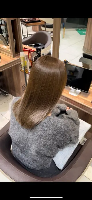 セミロング 🦋盛れるレイヤー/ ベージュ/Ryugaのヘアスタイル