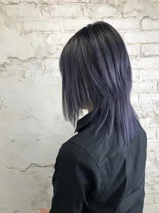 セミロング カラー welring hair salonのヘアスタイル