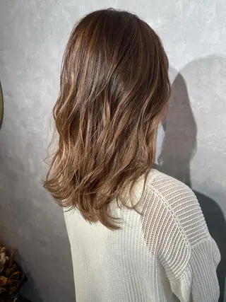 セミロング 【髪質改善】 川津翔太のヘアスタイル