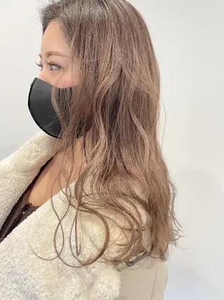 セミロング カラー 堀田 将輝のヘアスタイル