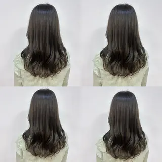 セミロング 河口 友里のヘアスタイル