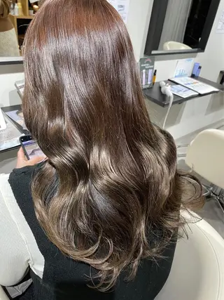 セミロング シェア ハピのヘアスタイル