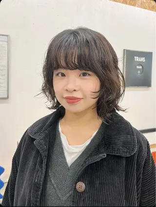 パーマ ボブパーマ🥣KON コンナツミのヘアスタイル