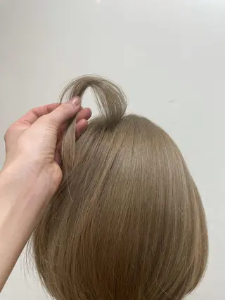 セミロング 前田 菜奈子のヘアスタイル