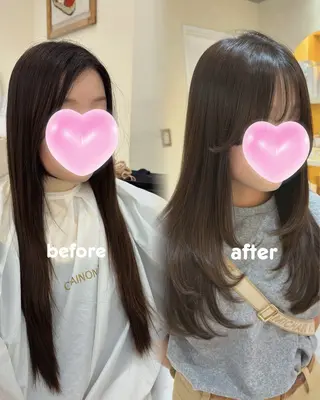 ロング hiyori🎀 トレンドレイヤーのヘアスタイル