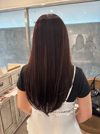 ロング カラー CreBiA ayanoのヘアスタイル