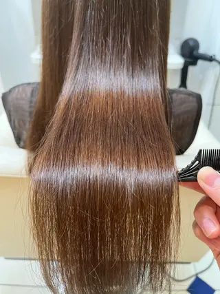 ロング 柳川 玲也のヘアスタイル