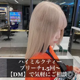 セミロング カラー メンズ 柔らかカラー/ レイヤーYUTO🧋のヘアスタイル
