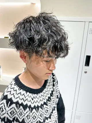 ショート パーマ 艶髪/髪質改善 塩屋公一朗のヘアスタイル