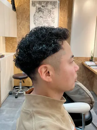 パーマ メンズ 佐藤 未来のヘアスタイル