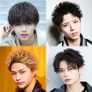 メンズ 角戸 嵐のヘアスタイル
