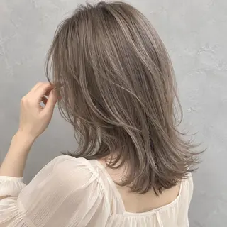 セミロング カラー Kaho/高槻/ カットモデル募集中のヘアスタイル