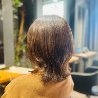 ミディアム plune 村松のヘアスタイル