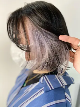 ミディアム カラー レイヤーカット 赤み消し　店長/大和のヘアスタイル