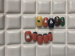 ネイル パラあり！フィルイン 美フォルムのネイルデザイン