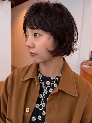 ショート パーマ Spiel KOMOのヘアスタイル