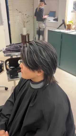 ショート 盛れる艶カラー× レイヤーカット/咲来のヘアスタイル