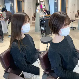 ショート ヘアアレンジ 七原 海夕のヘアスタイル