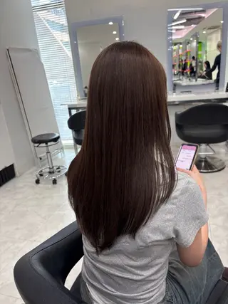 ロング カラー 韓国ヘア赤み消し特化 ー🦋RION🦋のヘアスタイル