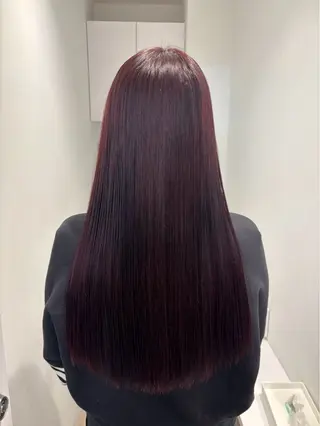 ロング 星野花月 🍇暖色カラー🍎のヘアスタイル