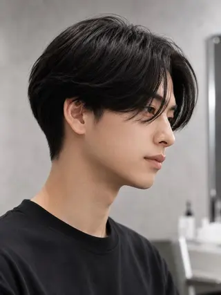 メンズ 縮毛矯正WATARU 髪質改善　レイヤーのヘアスタイル