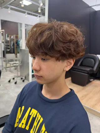 カラー パーマ メンズパーマ/長岡 坂口祥貴/店長のヘアスタイル