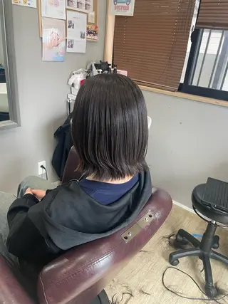 ミディアム Hair room Leaのヘアスタイル