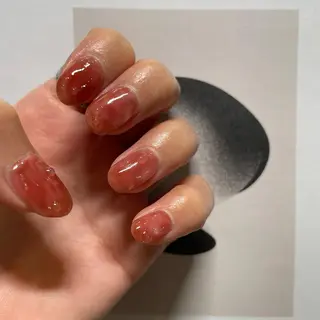ネイル 大人ワンホン キラキラ/Ayanoのネイルデザイン