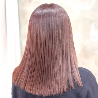 ミディアム 艶髪‎カラー🤍 RIKAのヘアスタイル