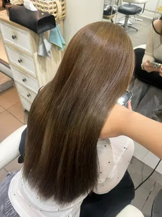 ロング カラー ボブ/透明感カラー ✂️ツムギ♡のヘアスタイル