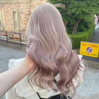 ロング カラー ダメージレスブリーチ RIKU🎨のヘアスタイル