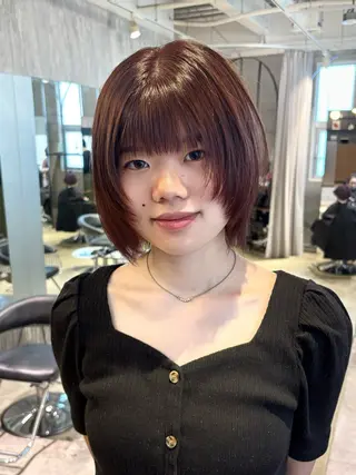 ショート 西田  美侑/ 前髪・顔周りカットのヘアスタイル