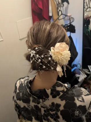 ヘアアレンジ 似合わせヘアセット＆ カット🤍野口弥生のヘアスタイル