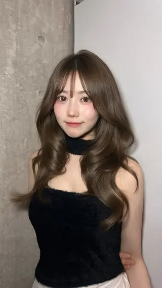 ロング カラー 上品モテヘア🩶 karen🩶のヘアスタイル