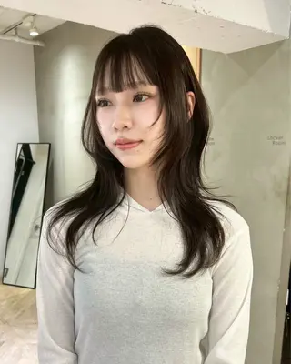 カラー 🪺透明感カラー/ ブリーチ/カエデ🪺のヘアスタイル