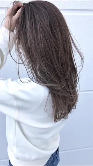 ロング カラー ヘアアレンジ クドウレイ fifth神南のヘアスタイル