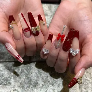 ネイル アクリルスカルプ𓆈 RounGe町田店のネイルデザイン
