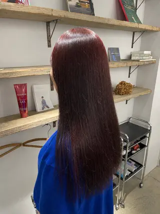ロング カラー 松本 優希のヘアスタイル