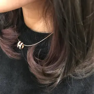 ミディアム カラー Oopsレイヤー 加藤澄都のヘアスタイル