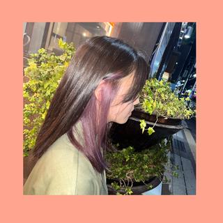 セミロング 💖 紫咲💖のヘアスタイル