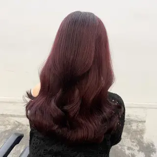 セミロング カラー ヘアアレンジ 🎀モテ暖色× エクステ🎀あかりのヘアスタイル