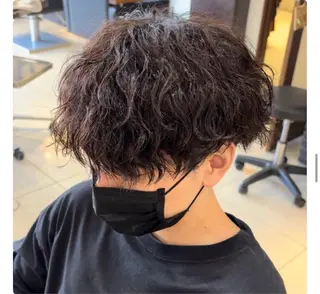 メンズ うる艶ピンクカラー 🎀スパ みき🎀のヘアスタイル