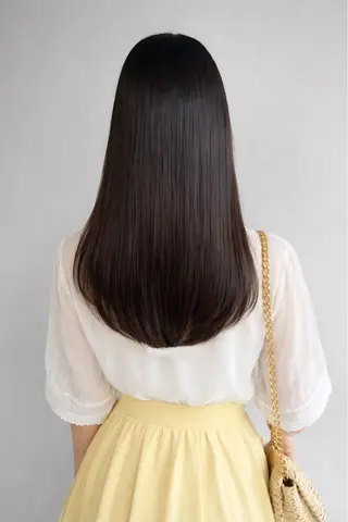 ロング パーマ よしなり あみのヘアスタイル